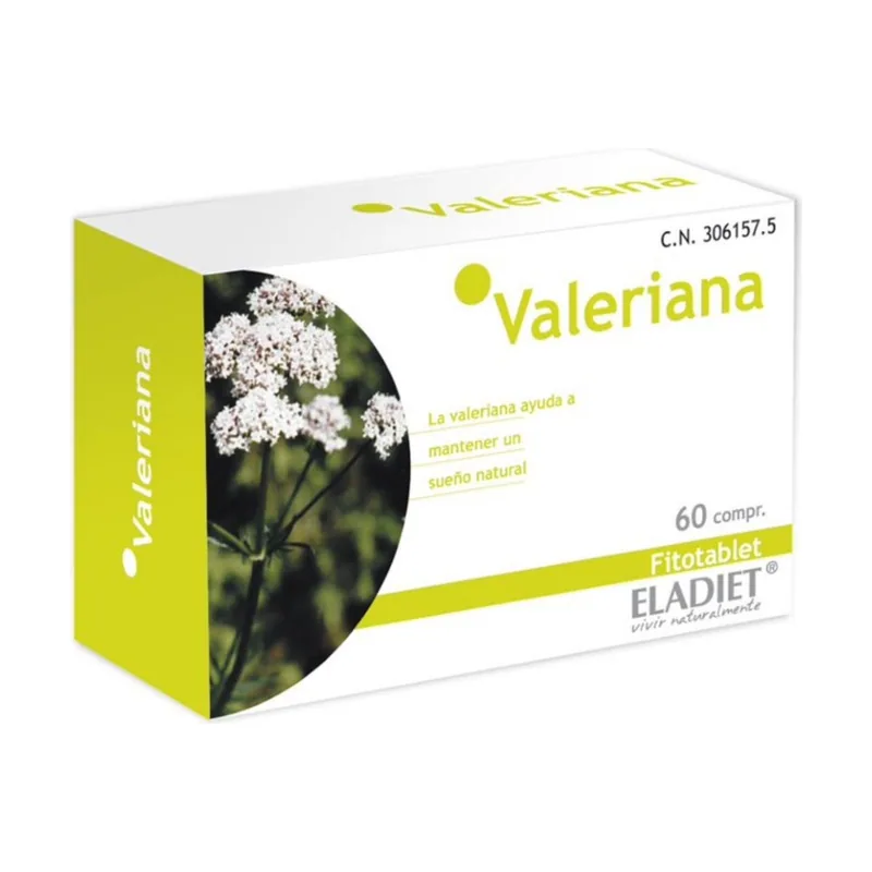 Eladiet Valeriana Recubierta Fitotablet 60 Comprimidos