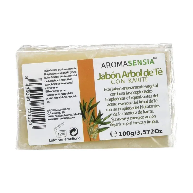 Aromasensia Jabon Árbol de Té Con Manteca de Karite 100 g