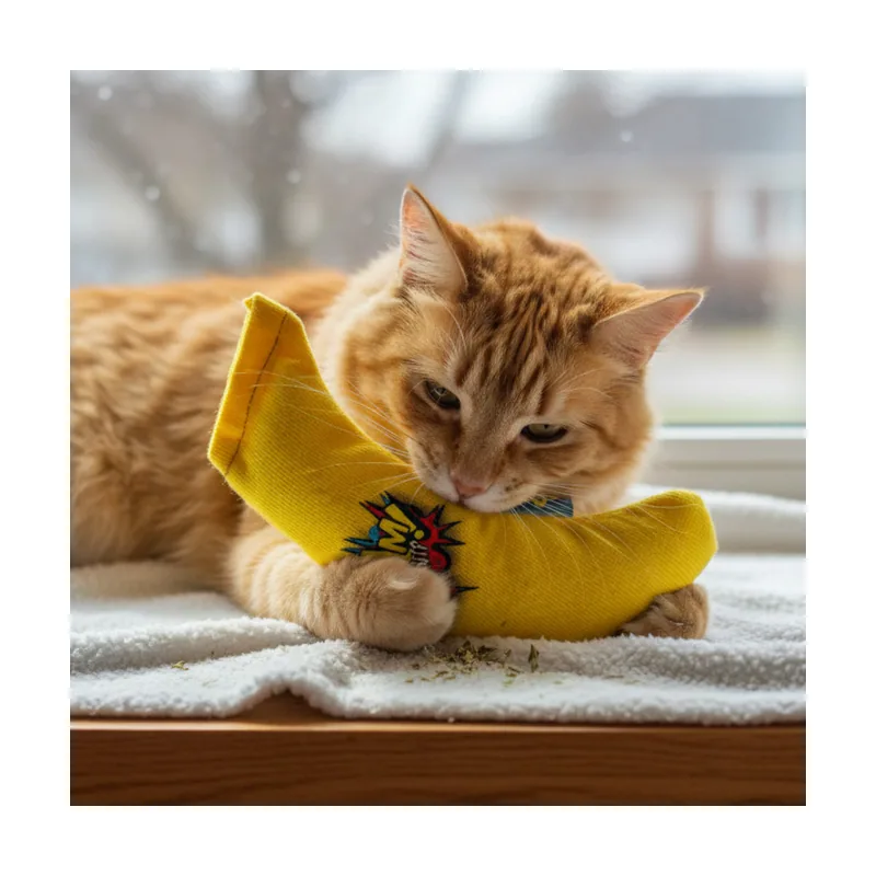 Bam! Peluche Banana con Catnip para gatos