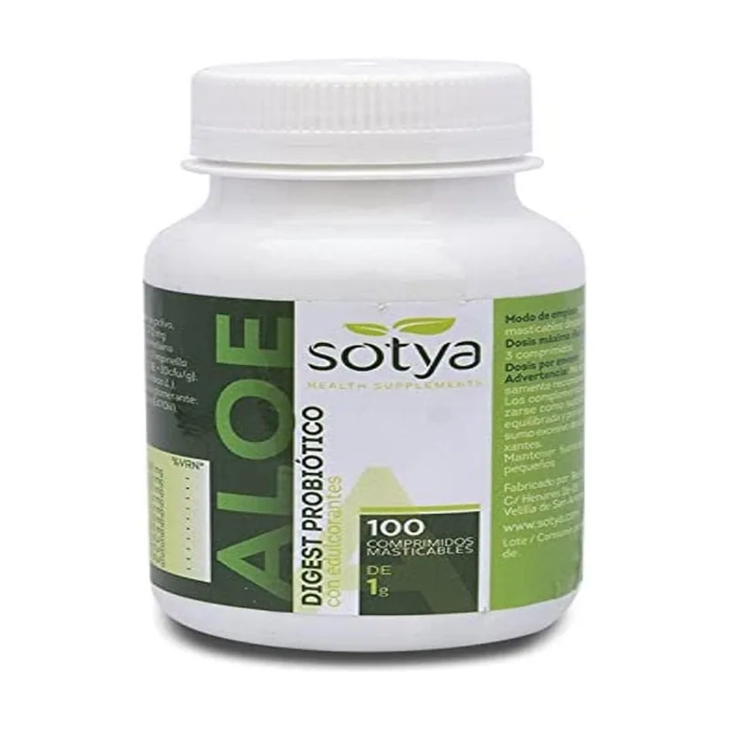 Sotya Beslan Aloe Digest Probiotico 100 Compr Masticable