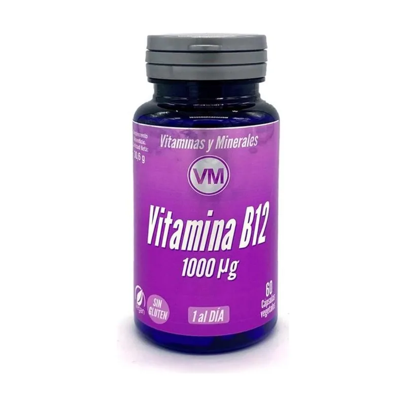 Vitaminas y Minerales Vitamina B12 60 Cápsulas
