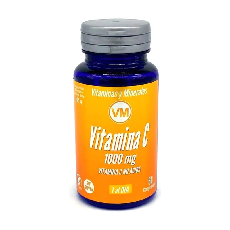 Vitaminas y Minerales Vitamina C 1000 Mg 60 Comprimidos