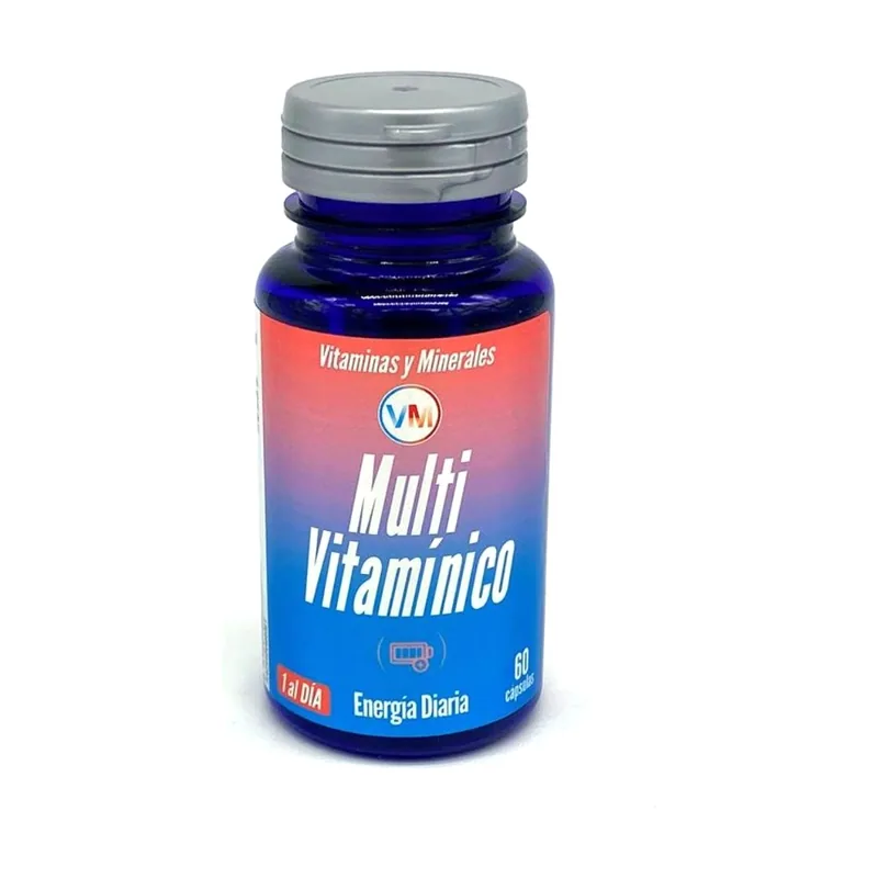 Vitaminas y Minerales Complejo Vitamínico 60 Cápsulas