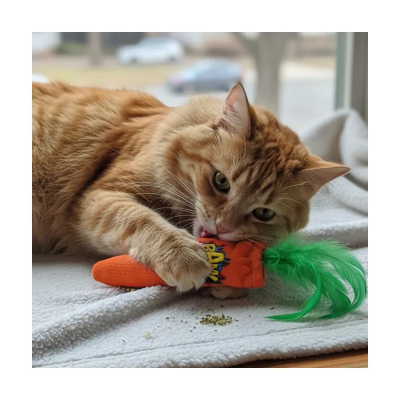 Bam! Peluche Zanahoria con Catnip para gatos