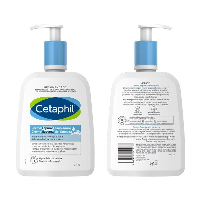 Cetaphil Crema-Espuma Limpiadora Hidratante 473 ml
