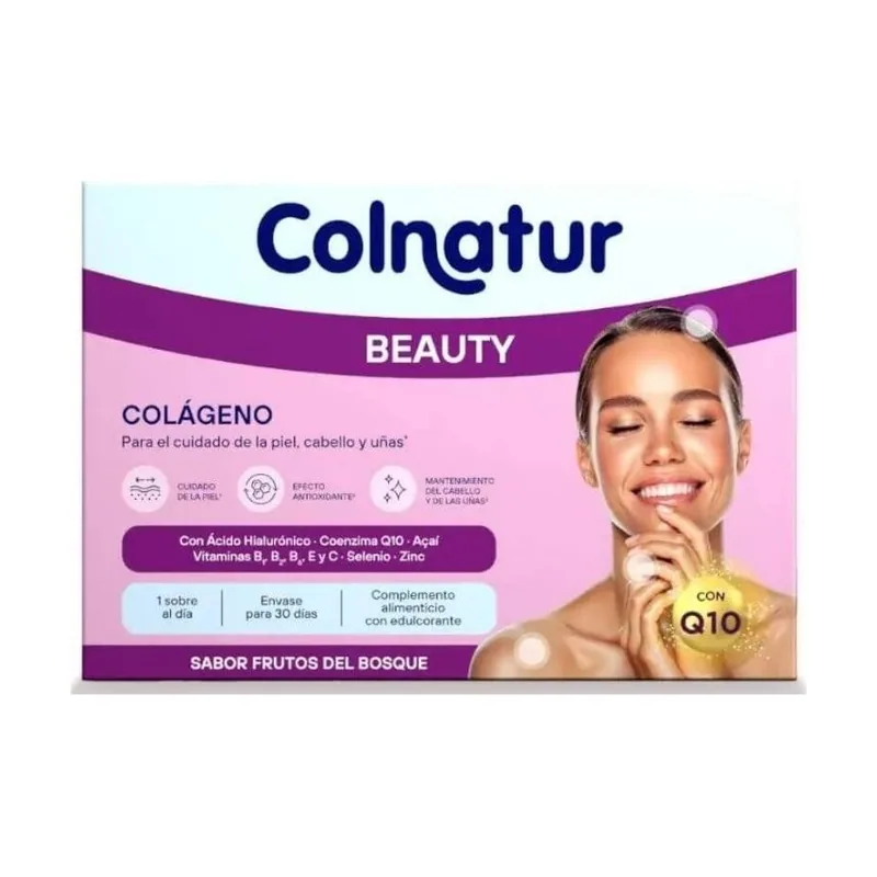Colnatur Beauty Colágeno Sabor Frutos del Bosque 30 sobres