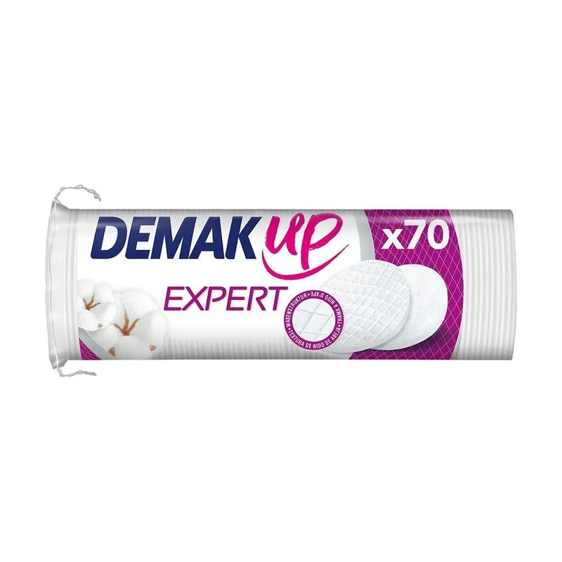 Demak Up Expert Discos Desmaquillantes Redondos 70uds