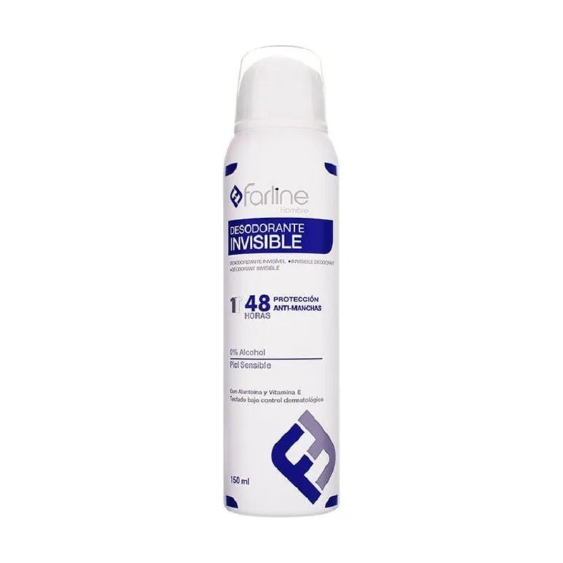 Farline Desodorante Hombre Spray Invisible 150ml