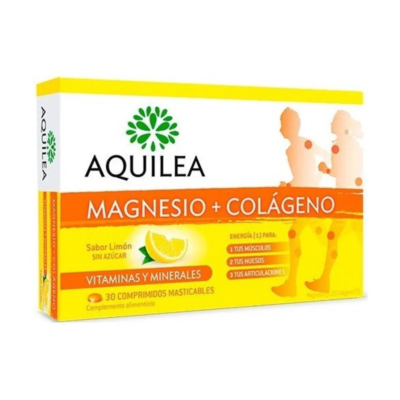 Aquilea Magnesio + Colágeno 30 comprimidos masticables