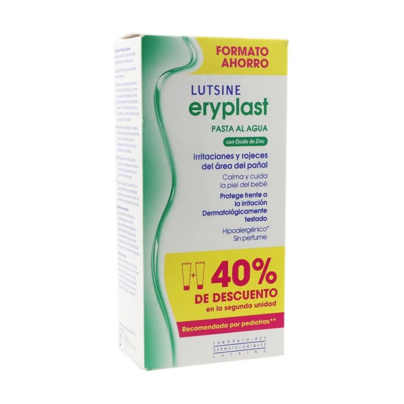 Lutsine E45 Eryplast Pasta al Agua DUPLO 2x125g