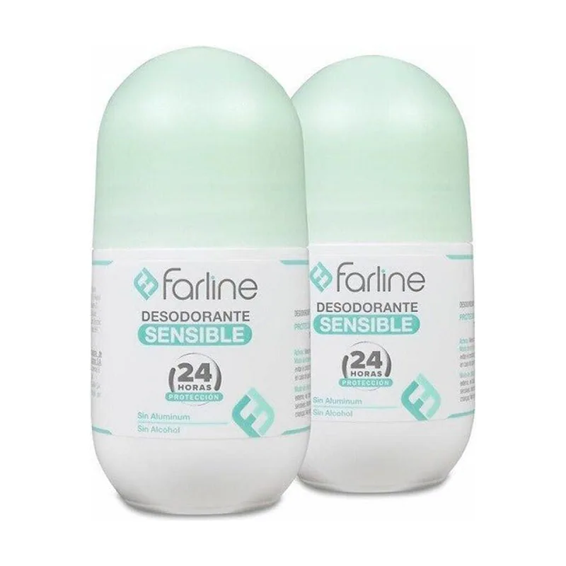 Farline Desodorante Sensible Roll-on DUPLO 2x50ml