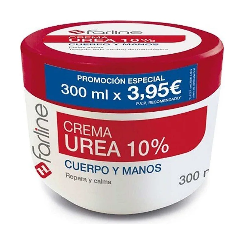 Farline Crema Urea 10% Cuerpo y Manos 300ml