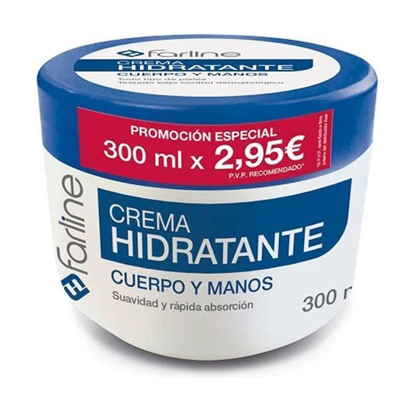 Farline Crema Hidratante Cuerpo y Manos 300ml