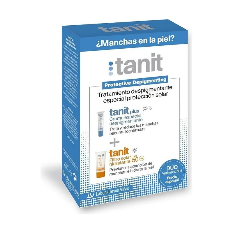 Tanit Plus Crema Despigmentante + Filtro Solar Hidratante SPF50+
