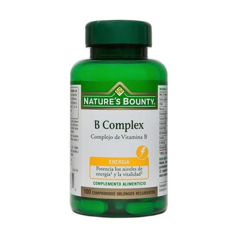 Nature's Bounty Vitamina B Complex 100 comprimidos