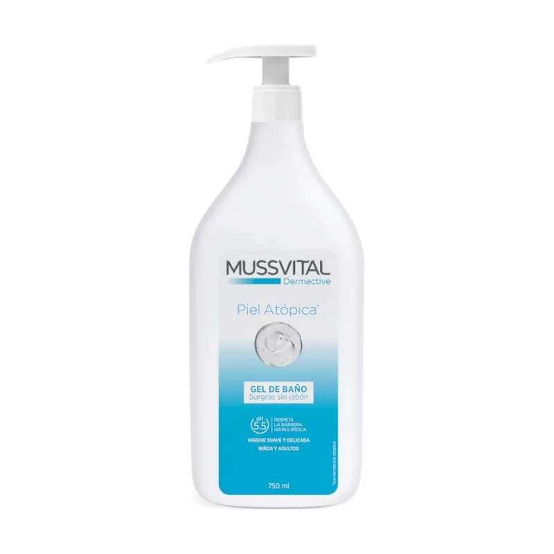 Mussvital Dermactive Gel de Baño Piel Atópica 750ml