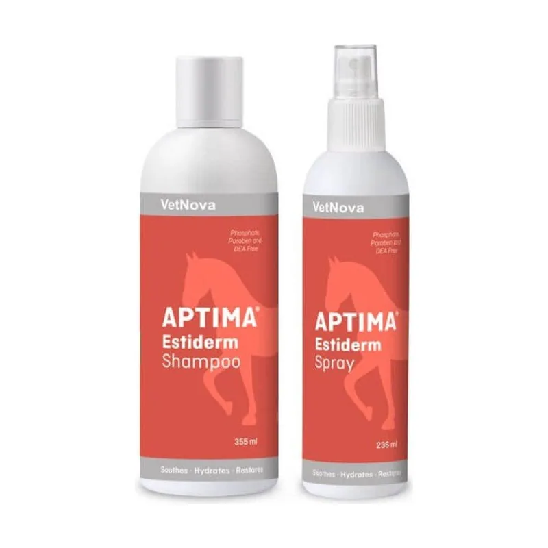 Vetnova Aptima Estiderm Pack Champú + Spray 355 ml