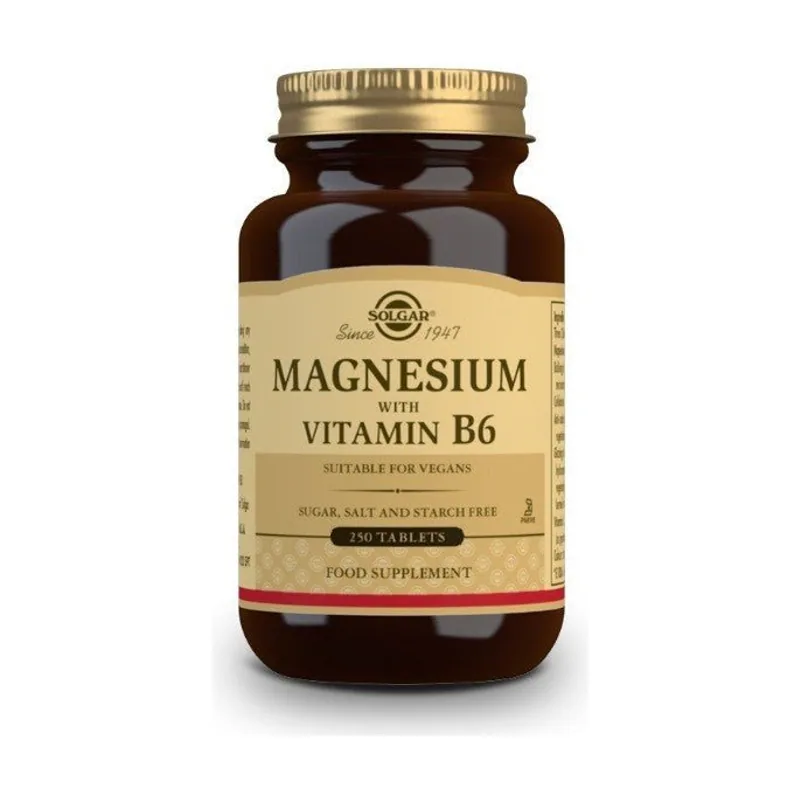 Solgar Magnesio + Vitamina B6 250 Comprimidos