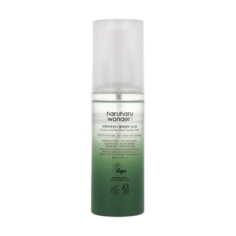 Haruharu Wonder Black Bamboo Mist 80ml Hydrating Facial Mist