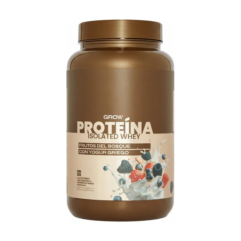Grow Nutrition Proteína Whey Frutos del Bosque y Yogur Griego 1kg