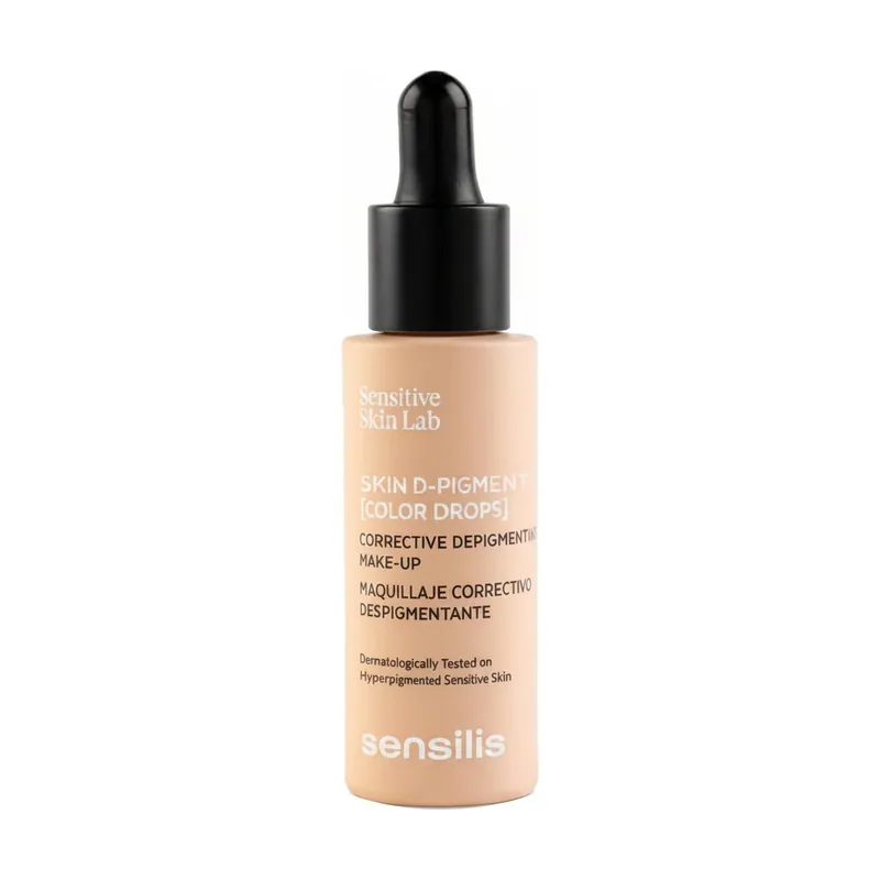 Sensilis Skin D-Pigment Drops Maquillaje Correctivo Despigmentante 05 Peche Rose 30 ml