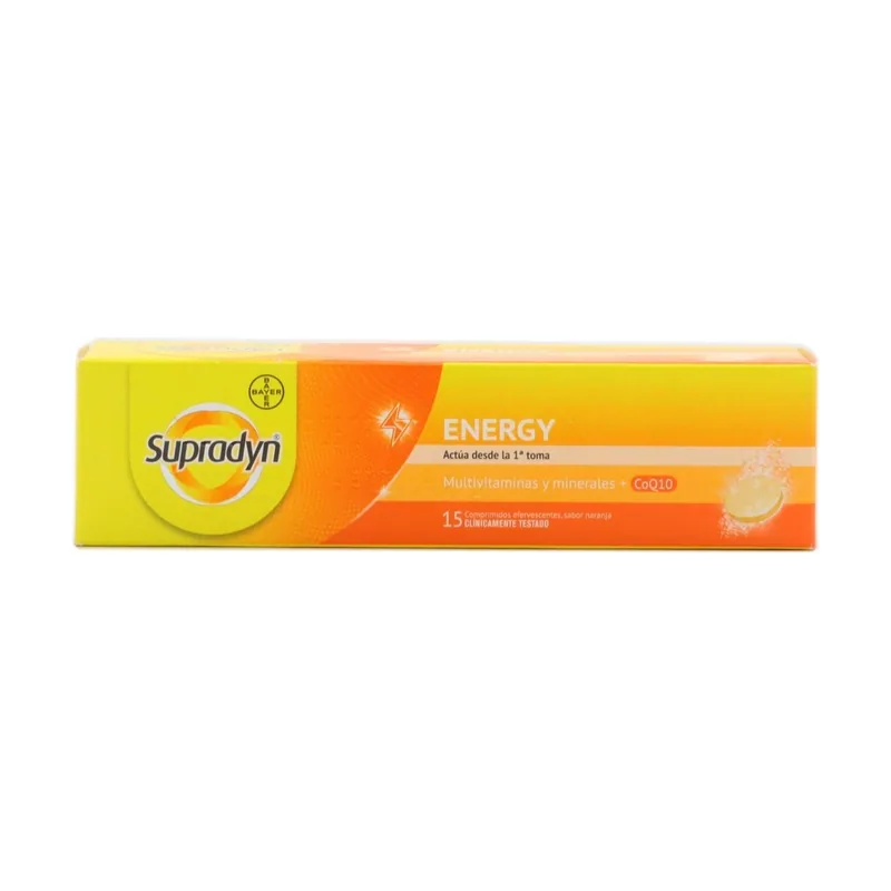 Supradyn Energy Multivitamínico 15 Comprimidos Efervescentes