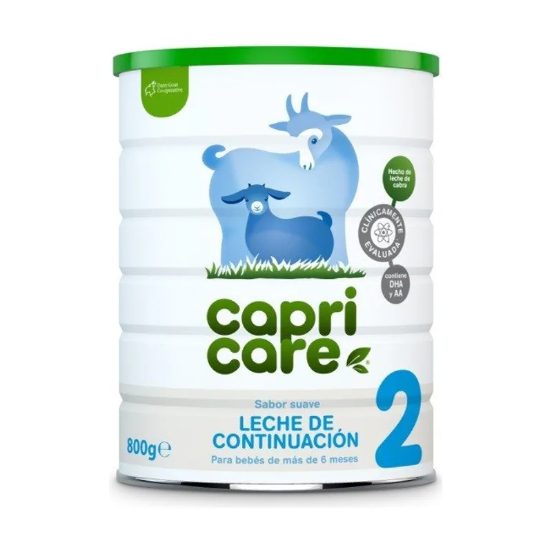 Capricare 2 Leche de Continuación a base de Leche de Cabra 800gr Fórmula
