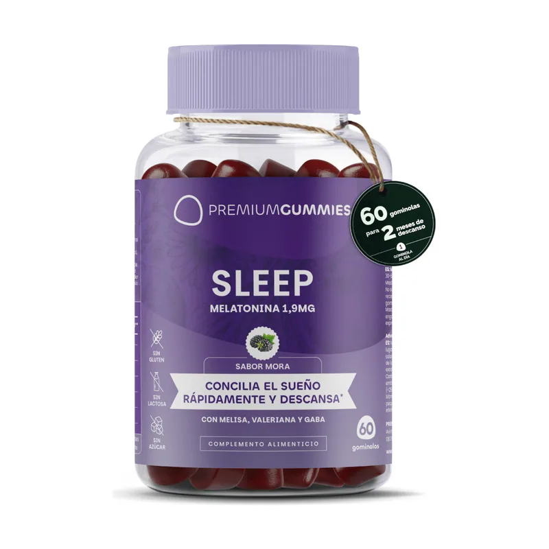 Premium Gummies Sleep Suplemento Melatonina 60 Gominolas