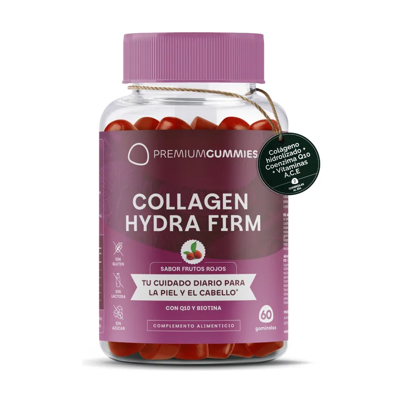 Premium Gummies Collagen Hydra Firm Suplemento Colágeno 60 Gominolas