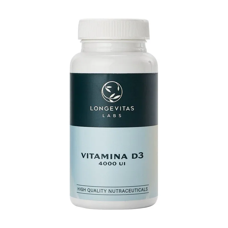 Longevitas Vitamina D3 100 Cápsulas