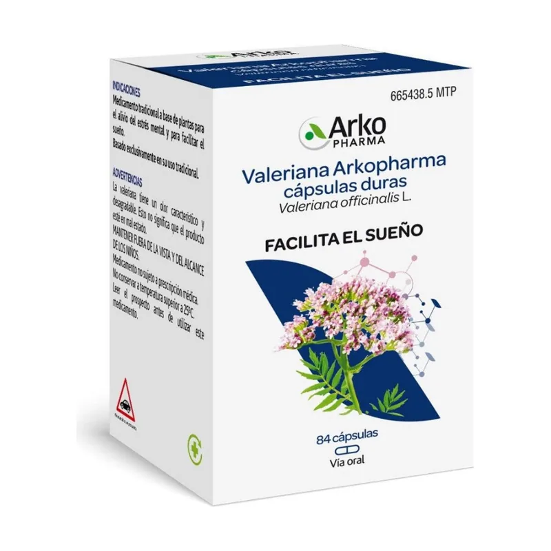 Arkopharma Valeriana 350 mg 84 Cápsulas