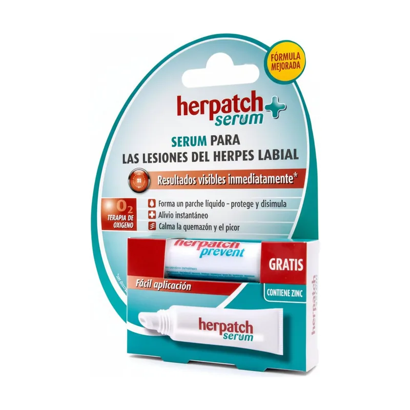 Herpatch Sérum Herpes Labial 5 ml + Prevent Labial 4,8 g de Regalo