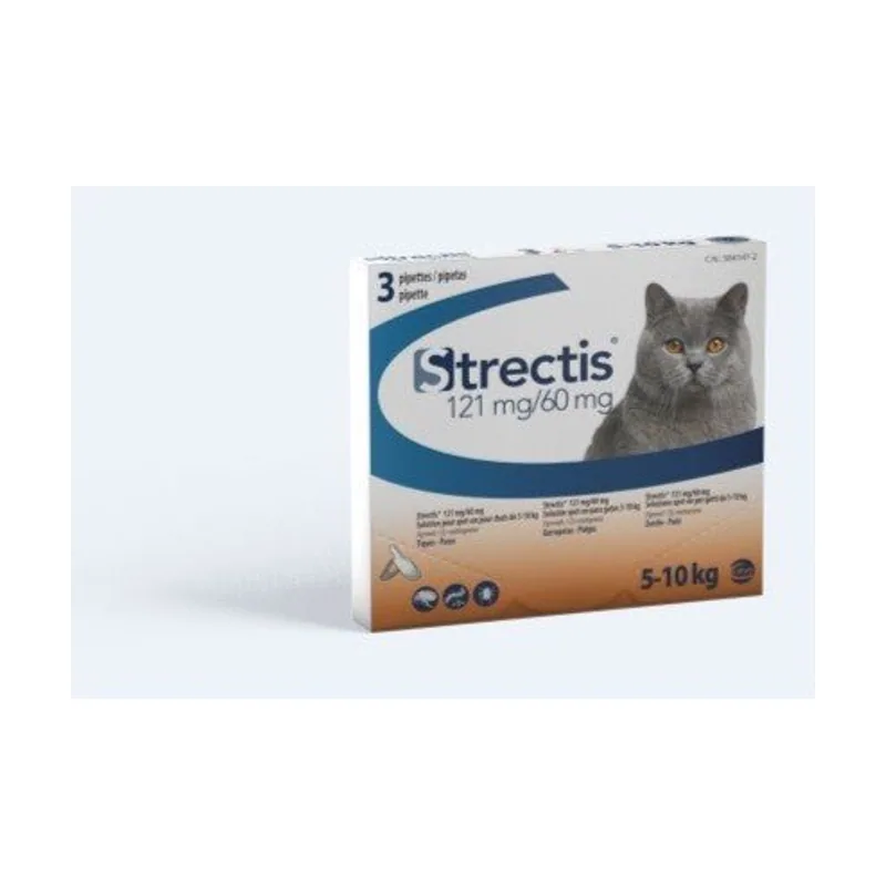Ceva Strectis Cat 5-10 Kg 3 Pipetas+