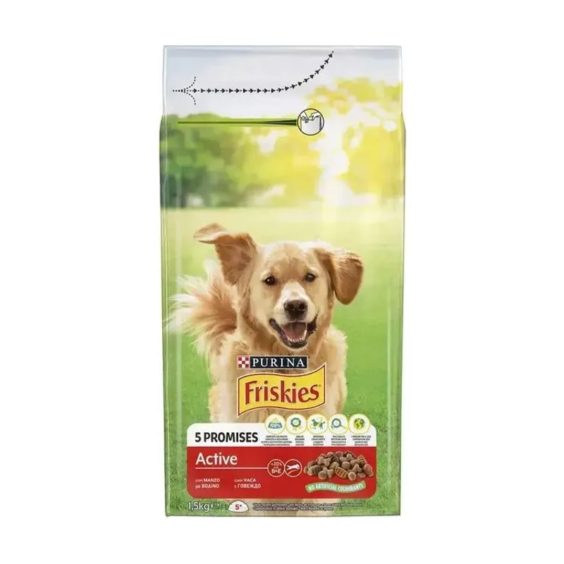 Purina Friskies Dog Active Buey 18kg
