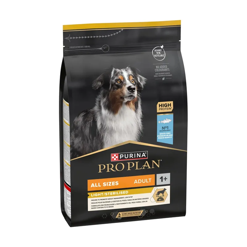 Purina Pro Plan All Adult Light/Sterilised Pescado Blanco 3kg