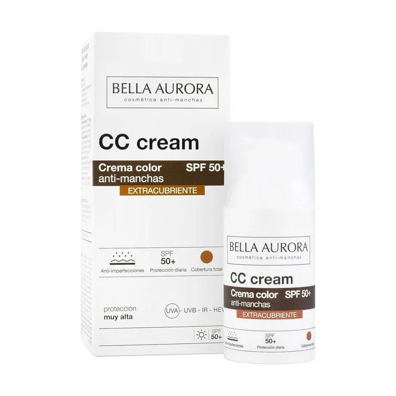 Bella Aurora CC Cream Extracubriente SPF50+ Anti-manchas 50 ml