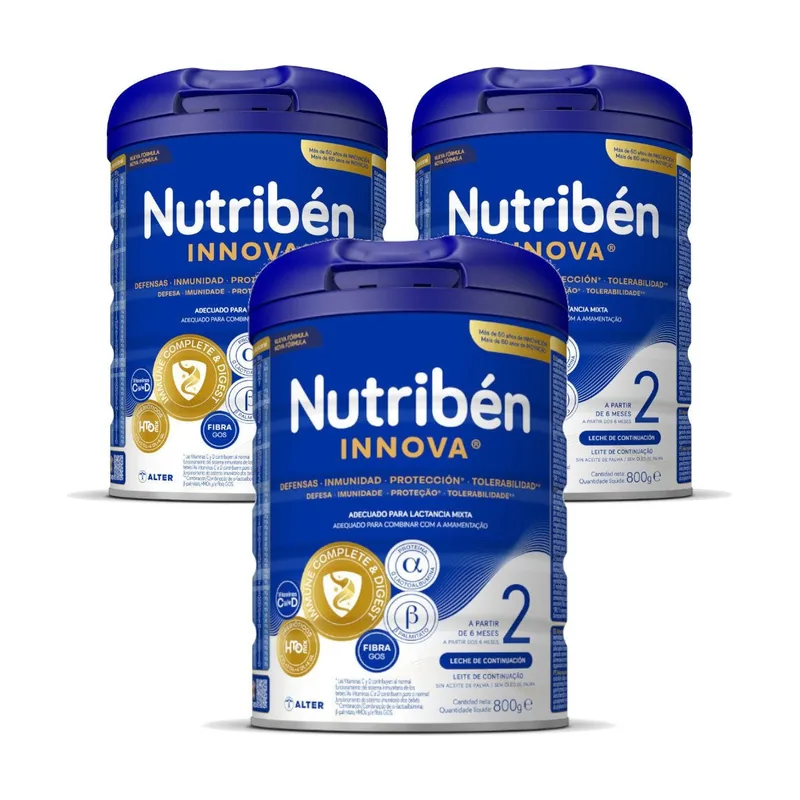 Nutriben Innova 2 Leche de Continuación Pack 3x800gr