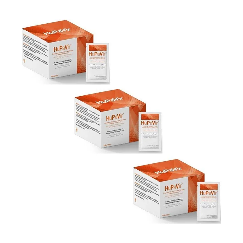 Hupavir Complemento Alimenticio Triplo 3x20 sobres