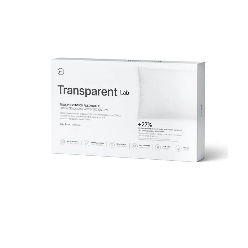 Transparent Lab Funda de Almohada Standard Size 40x80cm 1un