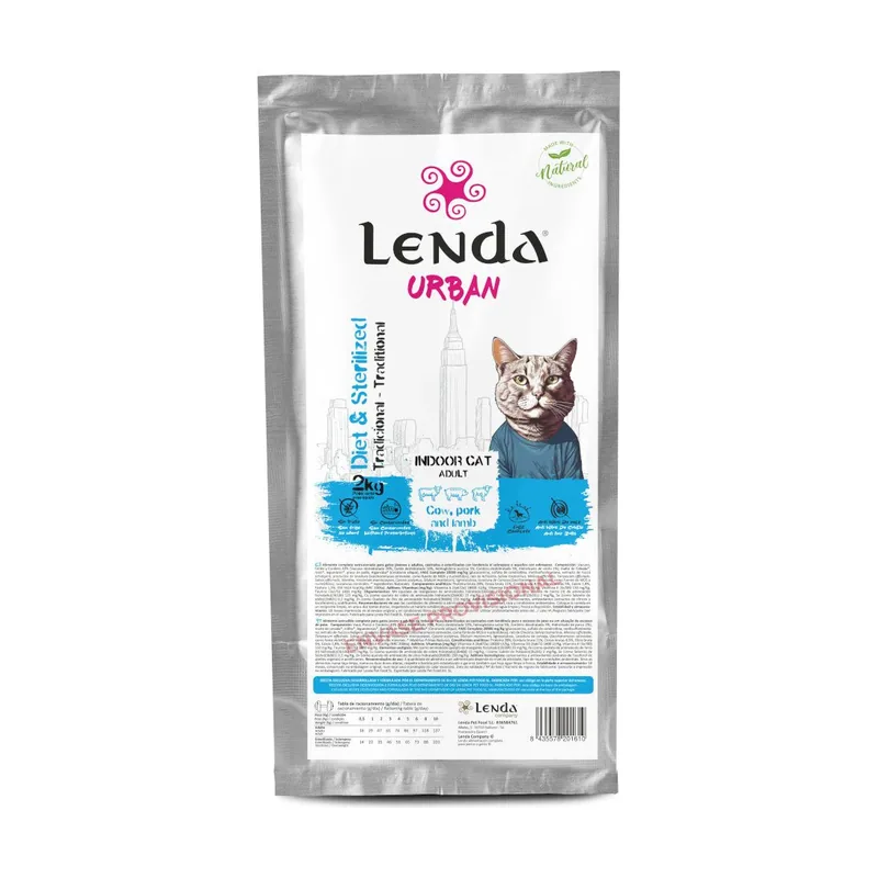 Lenda Urban Gato Indoor Sterilized 2Kg