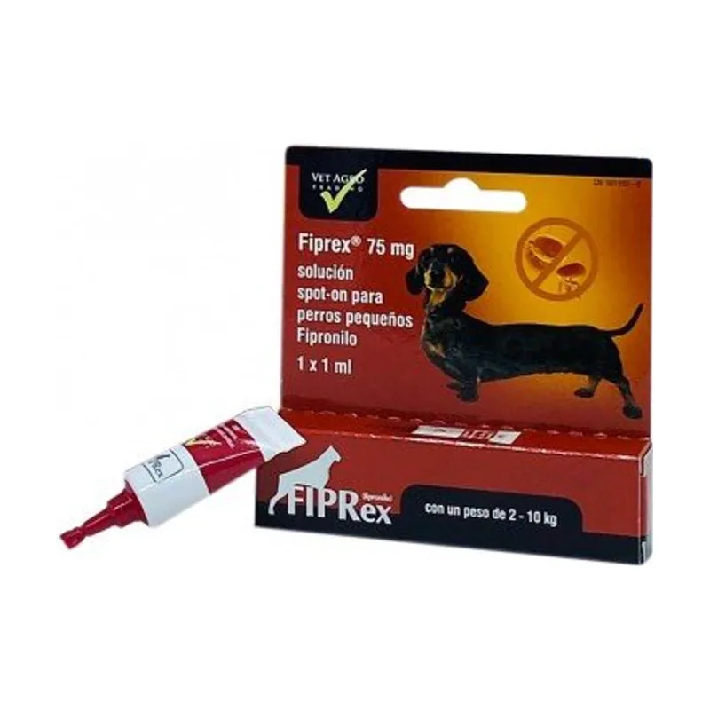 Fiprex Pipeta Antiparasitaria Perros 1 S Hasta 10 kg.