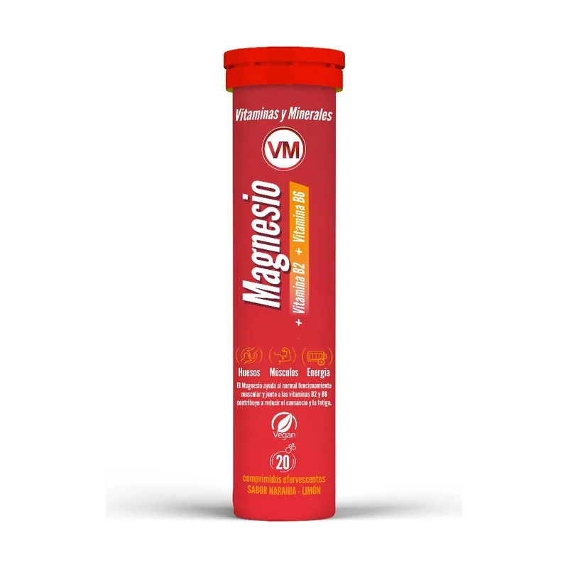 Ynsadiet Magnesio + Vitamina B2 + B6 Efervescente Limón 20 comprimidos