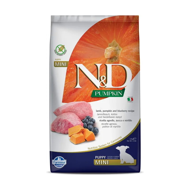 Farmina N&D Pumpkin Mini Comida Seca para Cachorros 2,5Kg