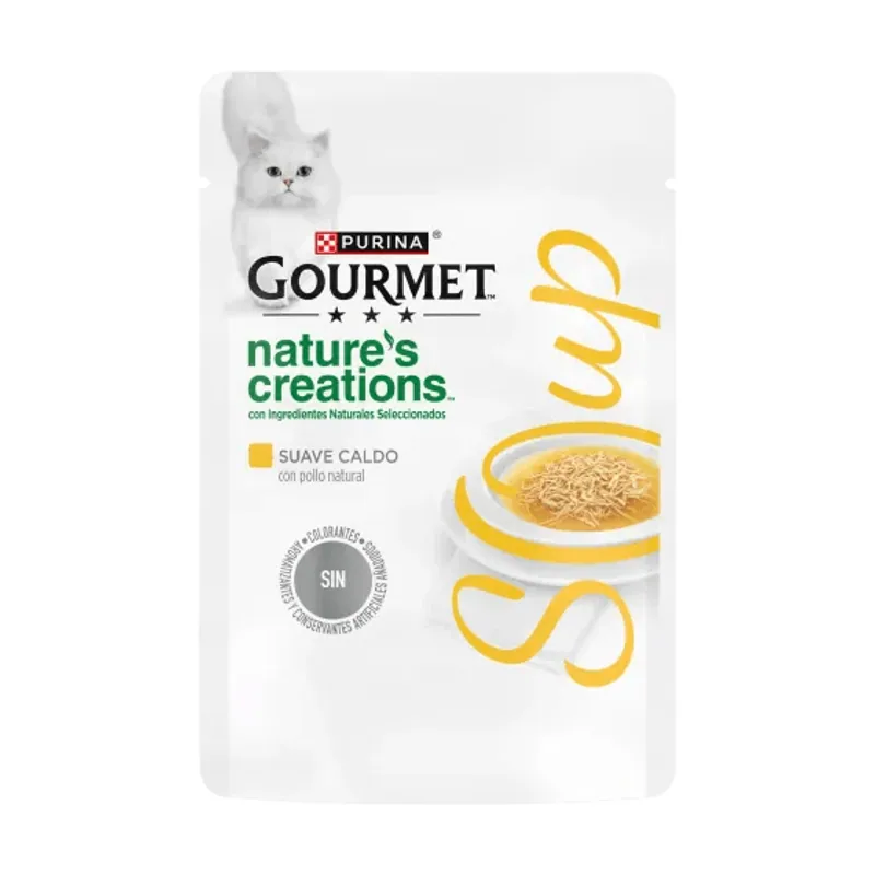 Purina Gourmet Nature's Creations Sopa Pollo natural 40 gr