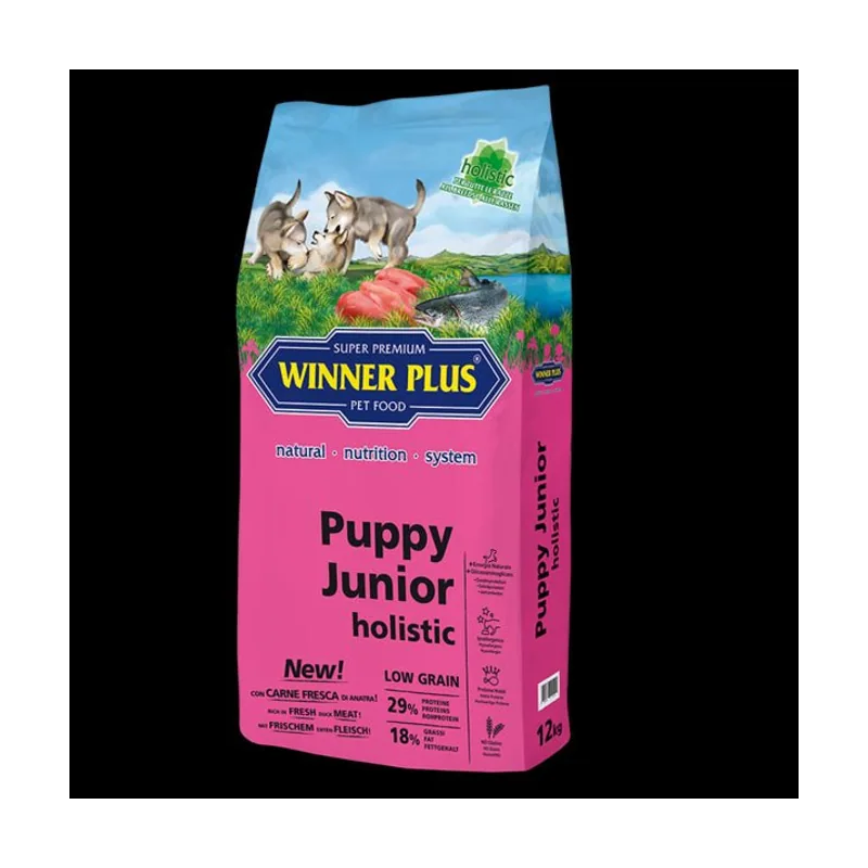 Winner Plus Holistic Puppy Junior Alimento Completo 12kg