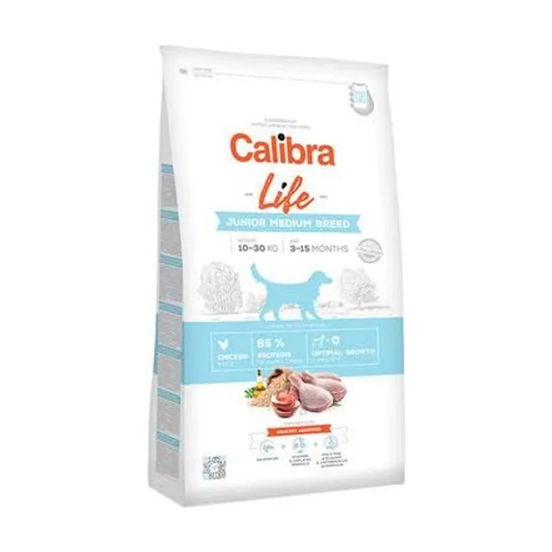 Calibra Dog Life Junior Medium Breed Pollo 2,5Kg