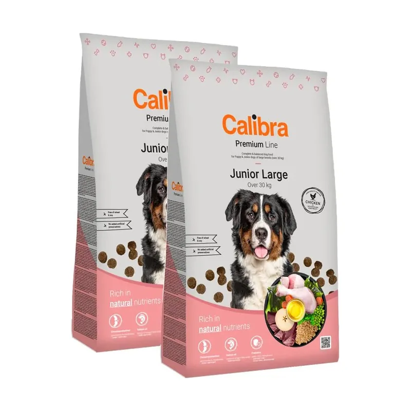 Calibra Dog Premium Line Junior Large Alimentación Seco 12Kg