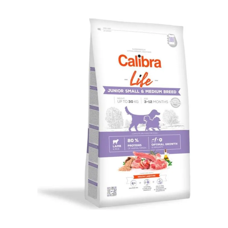 Calibra Dog Life Junior Pequeñas y Medianas Raza Cordero 12kg