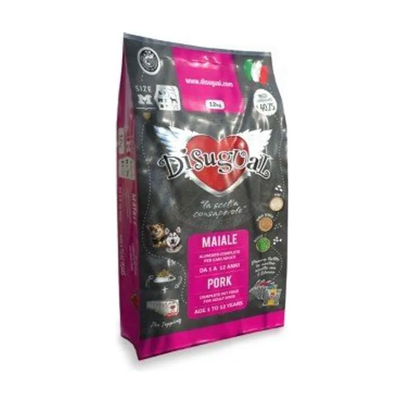 Disugual Perro Adulto Medium Cerdo Seco 12Kg