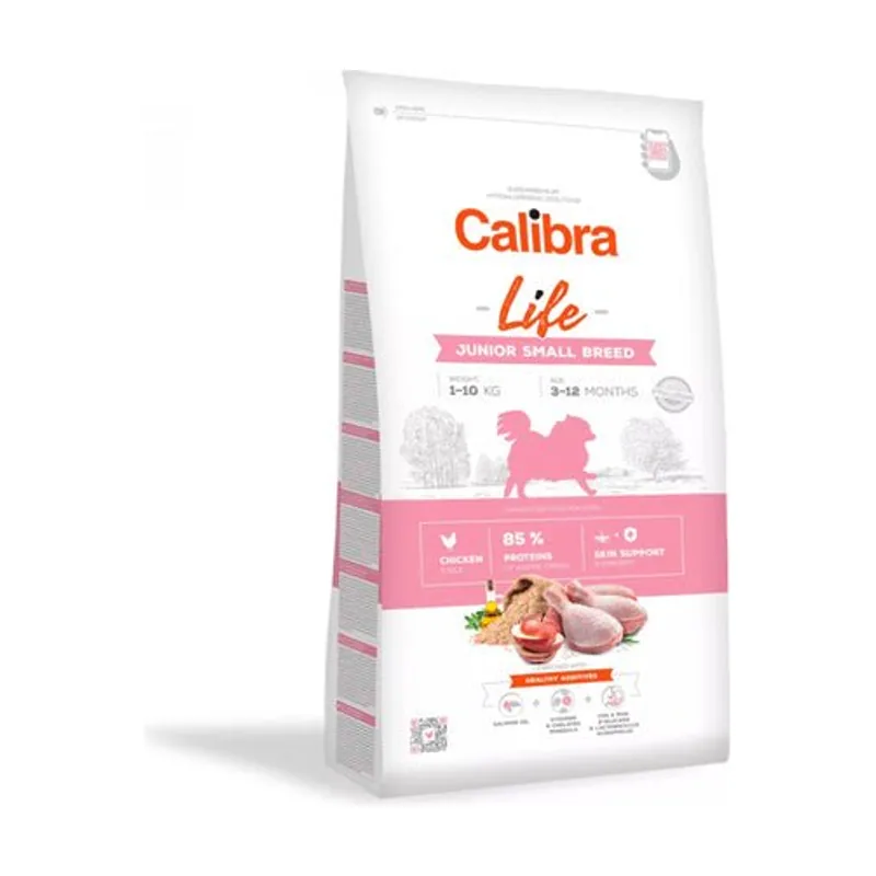 Calibra Dog Life Junior Small Breed Frango Piensos Seco 1.5kg